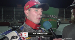 Tanner Reif’s Victory Lane interview at Tucson Speedway
